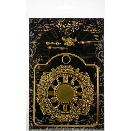 Graphic 45 Staples Dies Square Tag & Clock