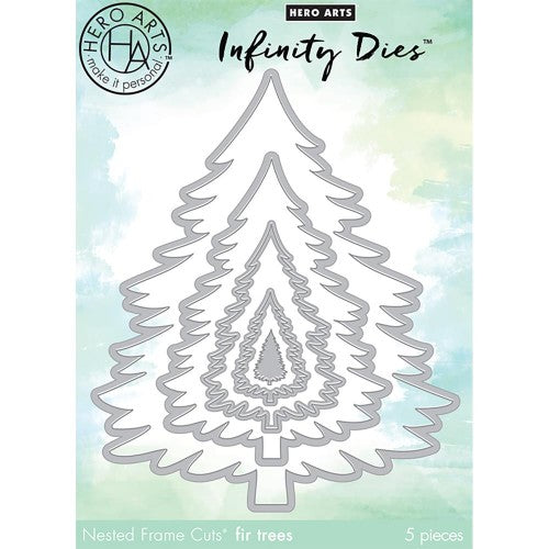 Hero Arts Infinity Dies Fir Trees .39" To 5"