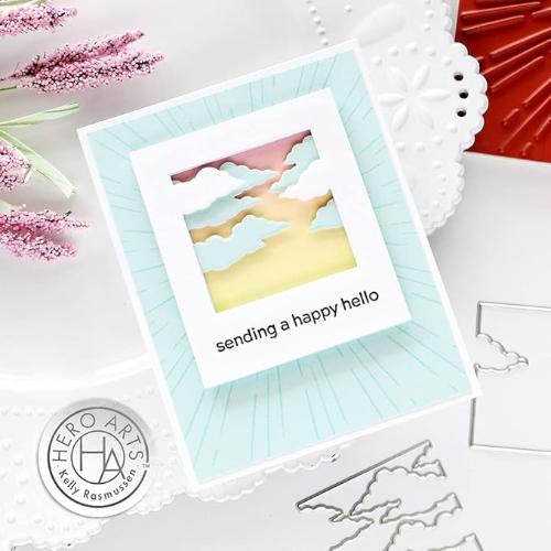 Hero Arts - Looking Glass Dies: DI887 Rain & Clouds