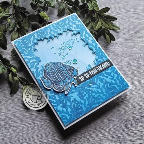 Hero Arts - Color Layering Stamp: CM538 Royal Angelfish