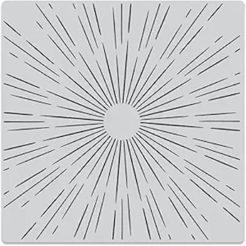 Hero Arts - Bold Prints Cling Stamp: CG844 Sun Ray