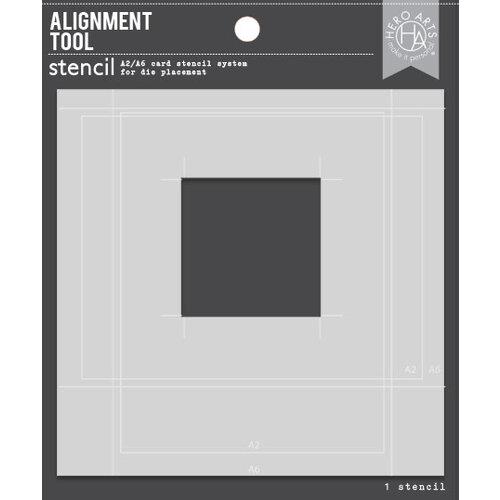 Hero Arts - A2/A6 Stencil: HT206 Alignment Tool