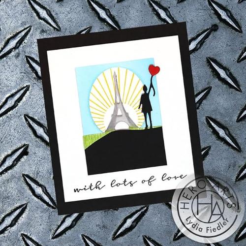 Hero Arts - Looking Glass Dies: DI912 Girl with Balloon