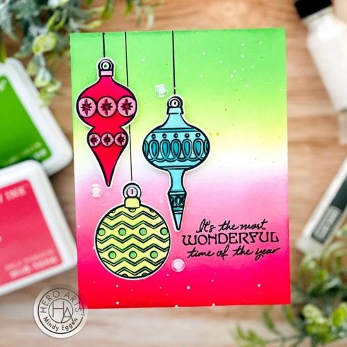 Hero Arts - Stamps: CM553 Holiday Ornaments