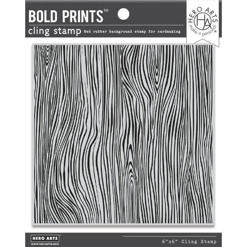 Hero Arts - Bold Prints Cling Stamp: CG856 Woodgrain