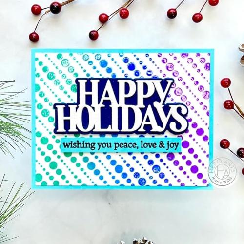 Hero Arts - Bold Prints Cling Stamp: CG859 String Dots