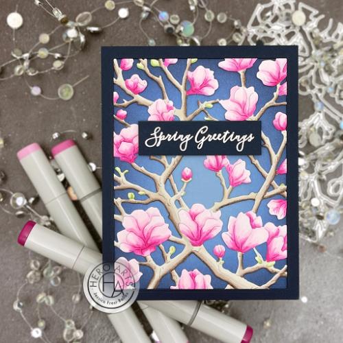 Hero Arts - Fancy Dies: DF003 Magnolia Branches Cover Plate