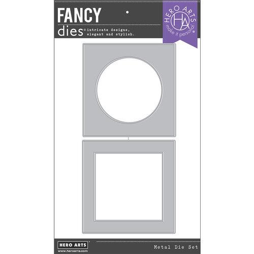Hero Arts - Fanccy Looking Glass: DF017 Circle and Square Frames