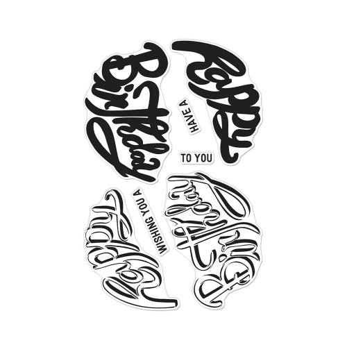 Hero Arts - Color Layering: CM598 Happy Birthday