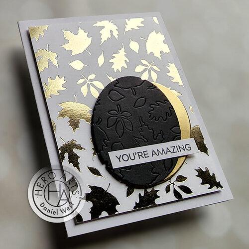 Hero Arts - Hot Foil Plate: HF107 Fall Leaves