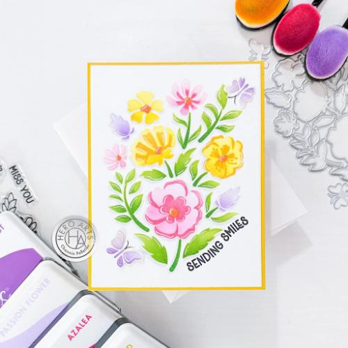Hero Arts - Color Layering Stencil: SA224 Wonderful Day
