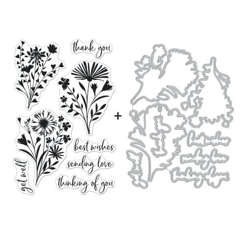 Hero Arts - Stamp Bundle: SB353 Floral Imprints