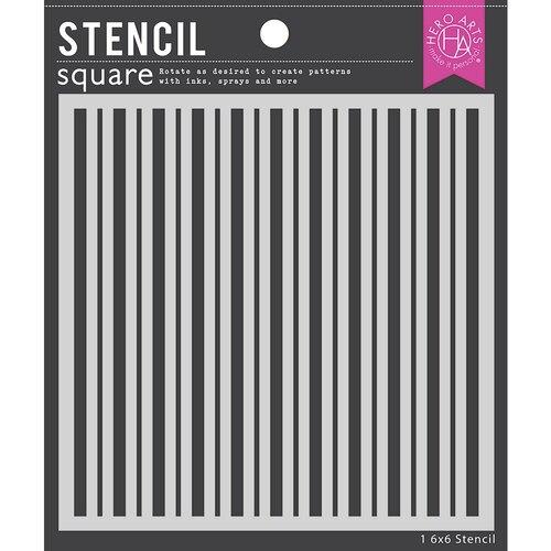 Hero Arts - Stencil Square - Stripe Stencil SA229