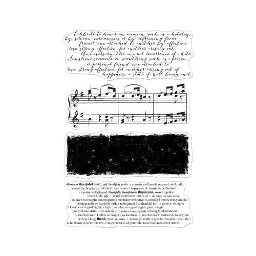 Hero Arts Clear Stamps 4"X6" Background Texture Strips
