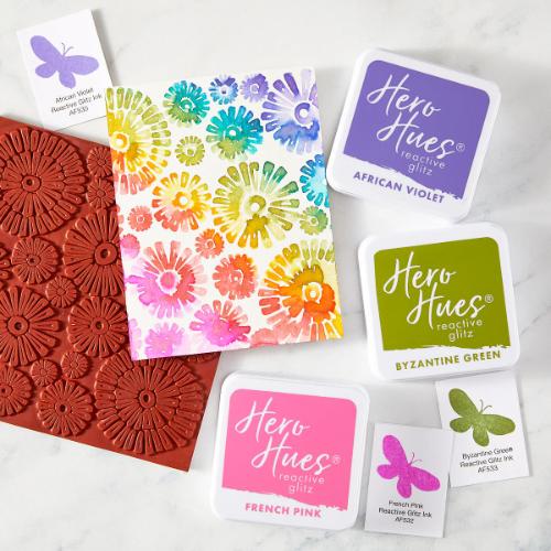 Hero Arts - Reactive Glitz Byzantine Green