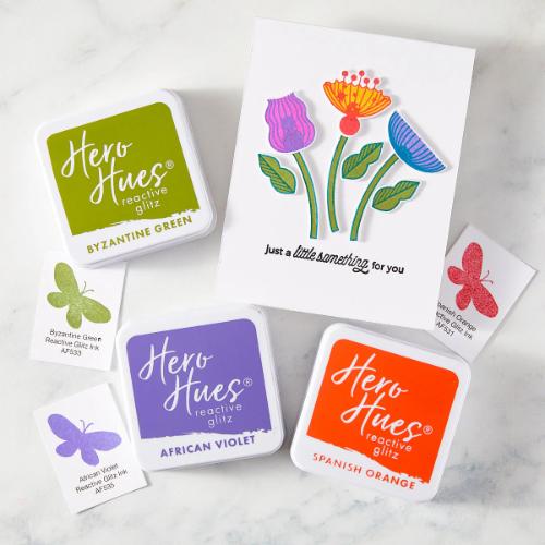 Hero Arts - Reactive Glitz Byzantine Green