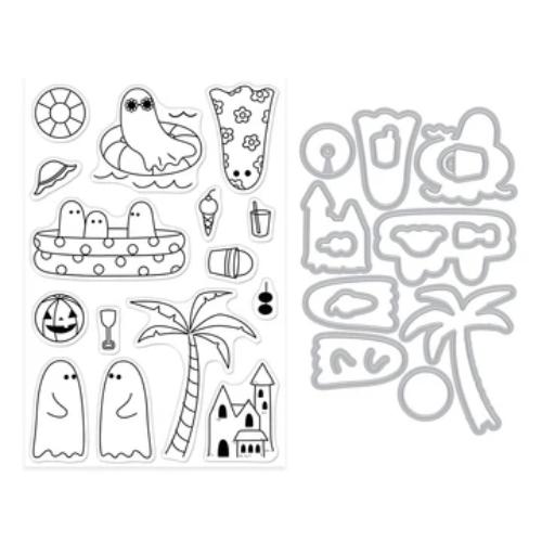 Hero Arts Beach Boos Stamp & Cut