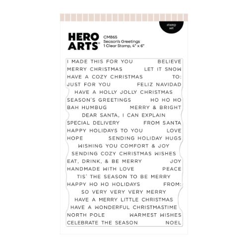 Hero Arts Season's Greetings Stamp Set