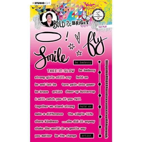 Art By Marlene - Clear Stamps - Tekst Play