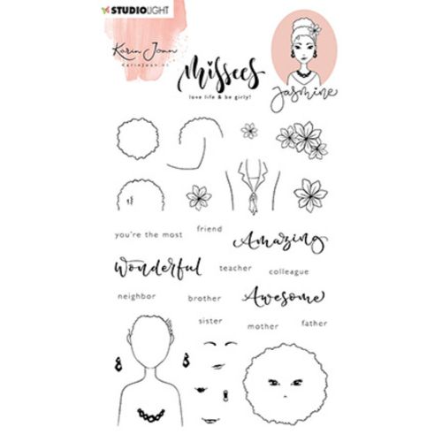 Karin Joan Jasmine Missees Clear Stamps