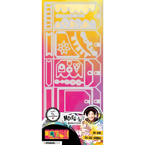 Art By Marlene Mixed-Up Collection Cut & Emboss Dies Ini-Mini Zig-Zag Journal