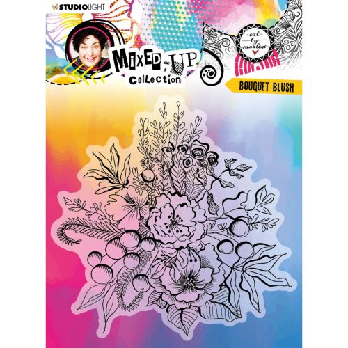 Art By Marlene Mixed-Up Collection Clear Stamp Bouquet Blush