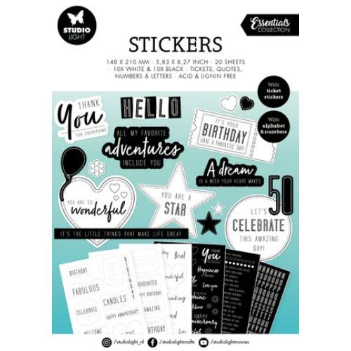 Studio Light Sentiments Essentials Stickers (SL-ES-STIC06)