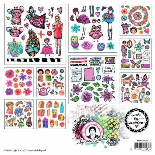 Art By Marlene Die Cut Block Paper Elements