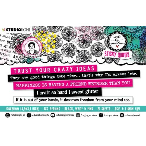 Art By Marlene Signature Collection Sticky Quotes (21sheets)