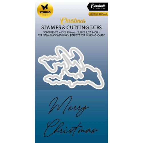 Studio Light Merry Christmas Christmas Essentials Stamp & Die EN