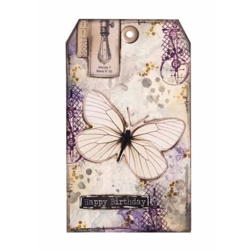 Studio Light Labels & Frames Grunge Paper Elements