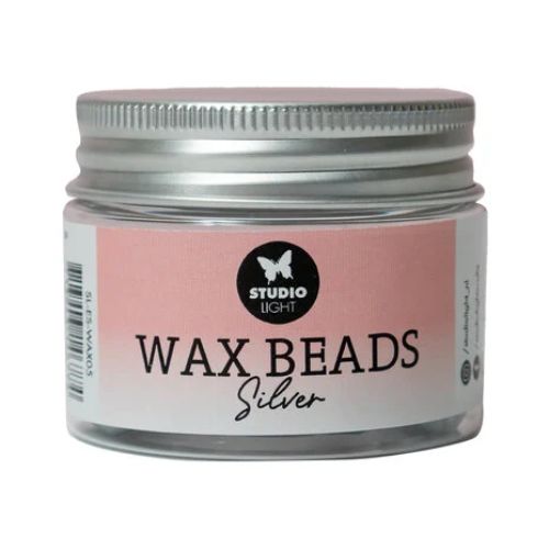 Studio Light Wax Beads Silver 30g