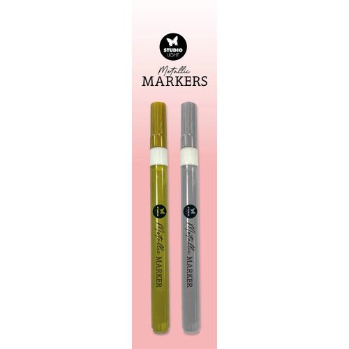 Studio Light Metallic Markers Gold/Silver (2pcs)