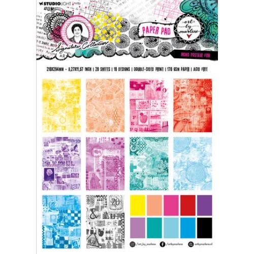 Art By Marlene Signature Collection Paper Pad Mono Postage Fun (ABM-SI-DPP131)