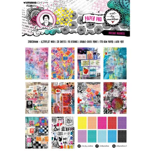 Art By Marlene Signature Collection Paper Pad Postage Madness (ABM-SI-DPP132)