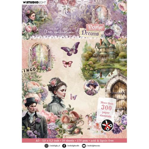 Studio Light Victorian Dreams Die-Cut Paper Elements