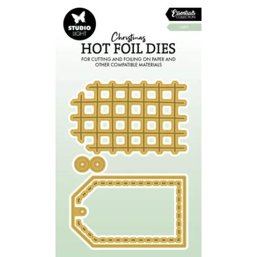 Studio Light Label Christmas Hot Foil Dies (SL-ES-HFCD04)