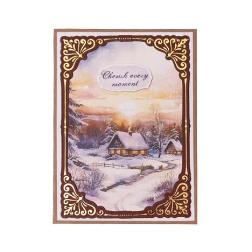 Studio Light A6 Border Shape Christmas Hot Foil Dies (SL-ES-HFCD10)