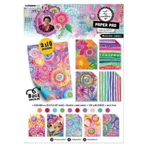 Art By Marlene Multicolor Madness Paper Pad (ABM-26-DPP417) - Postage as per Actual