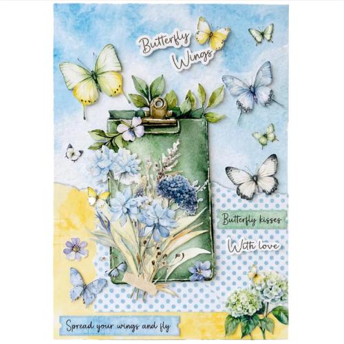 Studio Light Spring Wings Die-cut Designer Paper Pad (SL-ES-DCPP412)