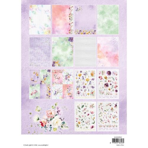 Studio Light Blooming Flowers Die-cut Designer Paper Pad (SL-ES-DCPP413)