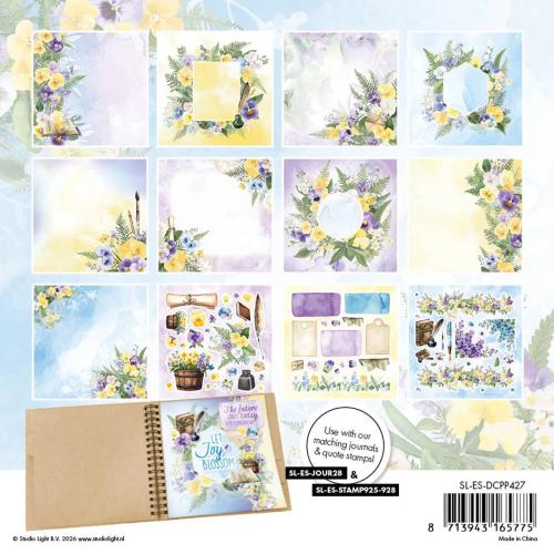 Studio Light Violet Musings Die-cut Designer Paper Pad (SL-ES-DCPP427)