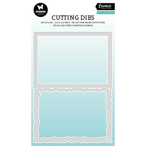 Studio Light Torn Edge Cutting Die Folded Card Rectangle (SL-ES-CD1085)