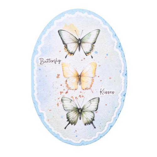 Studio Light Torn Edge Cutting Die Folded Card Oval (SL-ES-CD1087)