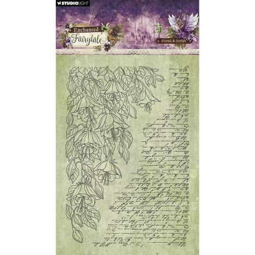 Studio Light Enchanted Fairytale Clear Stamps Floral & Script (SL-EF-STAMP940)