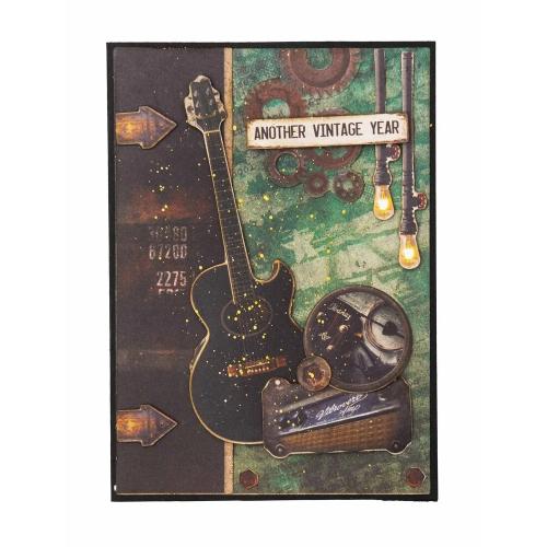 Studio Light Gearhead's Workshop A5 Die-Cut Paper Pad Elements (SL-GW-DCPP469)