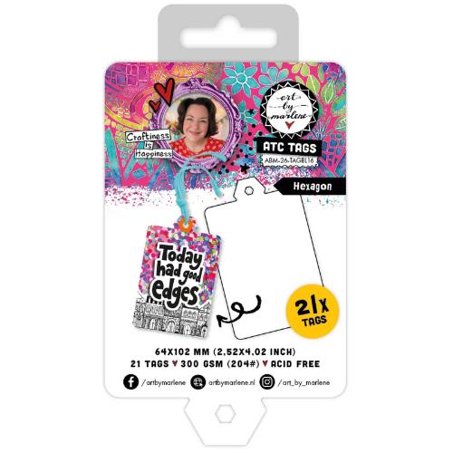 Art By Marlene Die-Cut Paper Tags Art Deco Tags