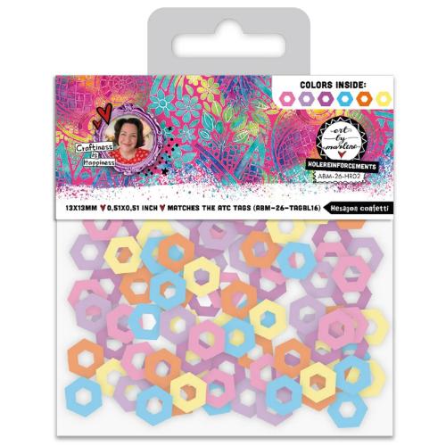 Art By Marlene Hole-Reinforcements Hexagon Confetti