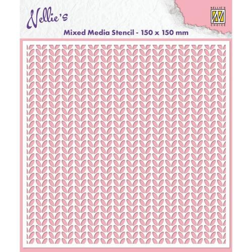 Nellie Snellen Mixed Media Stencil Knitting (MMS4K-059)