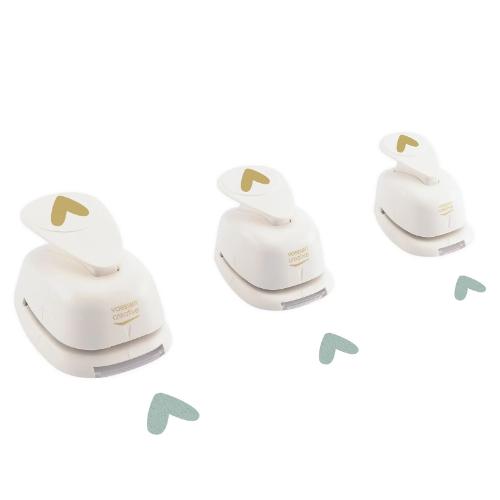Vaessen Creative - Craft Punch Set Playful Hearts 3pcs - Postage as per Actual